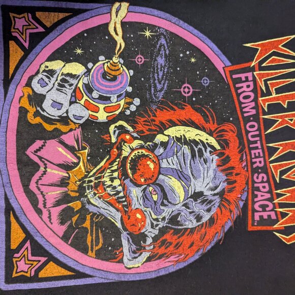 Killer Klowns From Outer Space T Shirt Medium Horror Movie Unisex Aliens Sci-Fi - Picture 6 of 7